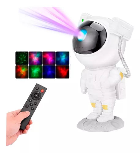 🚀 Lámpara Astronauta con Luces RĂtmicas – ¡Ilumina tu Espacio con Estilo Futurista! 🌌