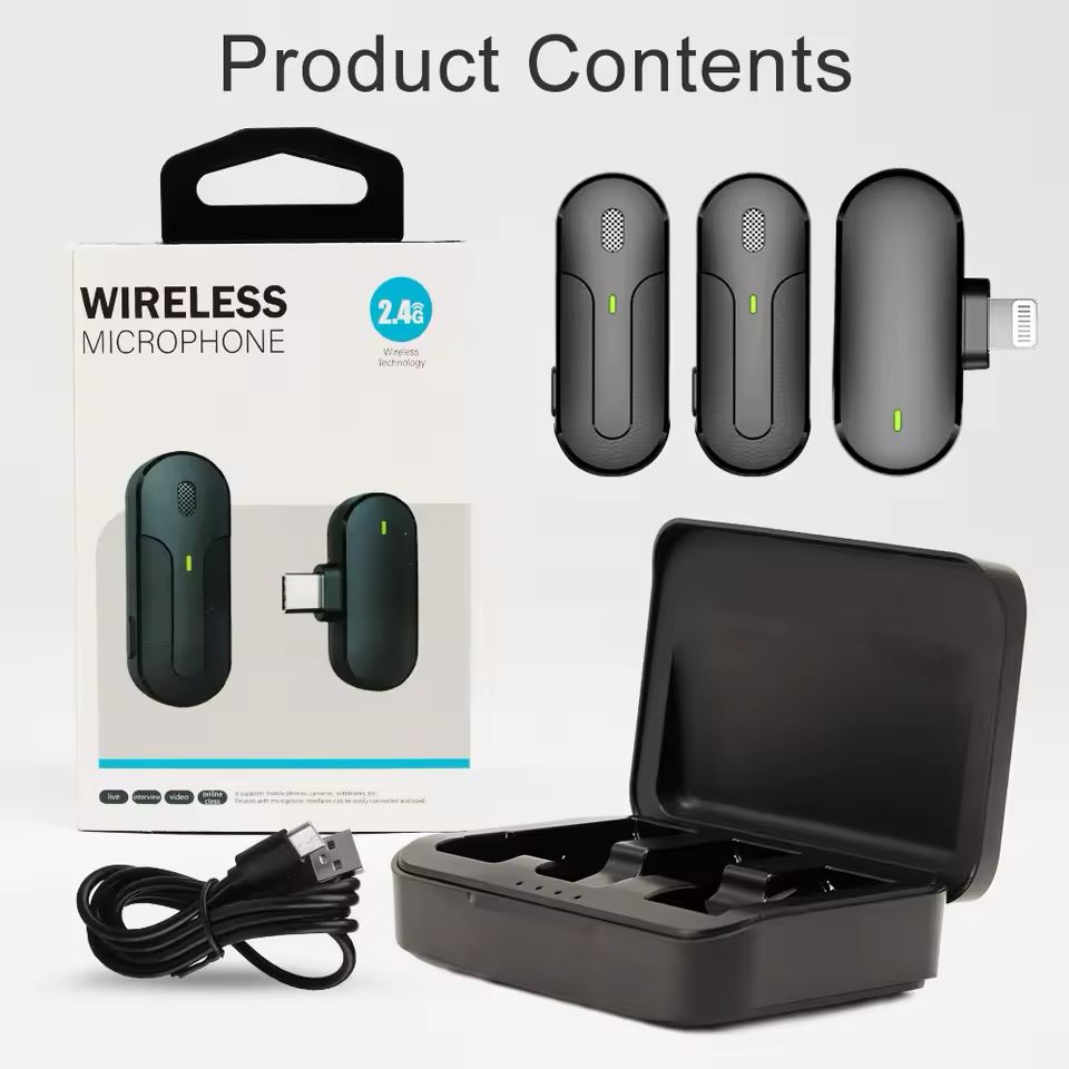 Micrófono Inalámbrico M8 Pro IP – Profesional, Plug & Play, Reducción de Ruido