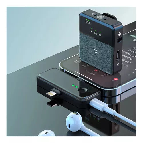 🎤 Micrófono Inalámbrico SX31 3 en 1 – 1.1 Alta Fidelidad, Plug & Play, Compatible con iPhone y Android