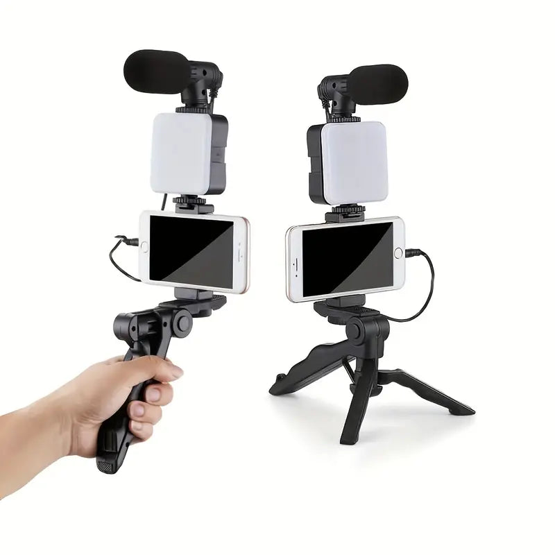 🎥✨ Kit de realización de videos – Tu Estudio Portátil para Contenido Profesional🎬🎤